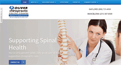 Desktop Screenshot of oliverchiropracticclinic.com